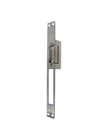 CERRADERO ABREPUERTAS ELECTRICO ESPECIAL PRECARGA  SERIE 99 PRELOAD  LARGO FRENTE 22 MM INOX Y MTV REF 99-2 PL ABDF 400/LX22