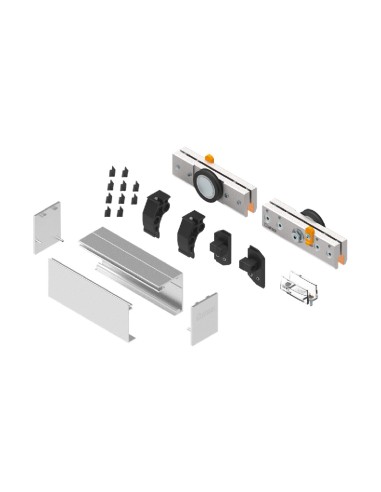 KIT SV-X90 PERFIL SUPERIOR CORREDERO PARA TECHO O PARED 3M NEGRO