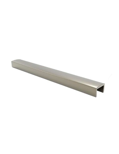 METRO PASAMANOS PARA VIDRIO 20MM ANODIZADO PLATA MEDIDA (3MTS) REF MC-103/A