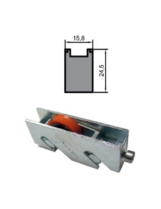 RUEDA S/2300 ANTIGUA ZAMAK REGULABLE RODAMIENTO DE BOLAS