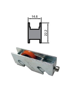 RUEDA S/BL ZAMAK REGULABLE RODAMIENTO DE BOLAS 