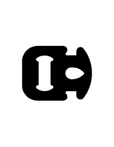 JUNTA ACRISTALAR HOJA (PARA SELLAR CON SILICONA) EPDM 4MM...