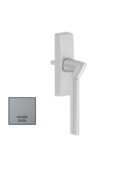 MANILLA LAMBDA MULTIFUNCION ACODADA REFORZADA IZQUIERDA LACADO PLATA REF 711791