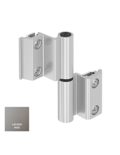 BISAGRA CARINA 3  HOJA CE PLETINA Y EJE INOX LACADO INOX...