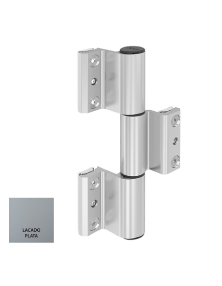 BISAGRA ACRUX CE  3 PALAS  LACADO PLATA REF P010D91 