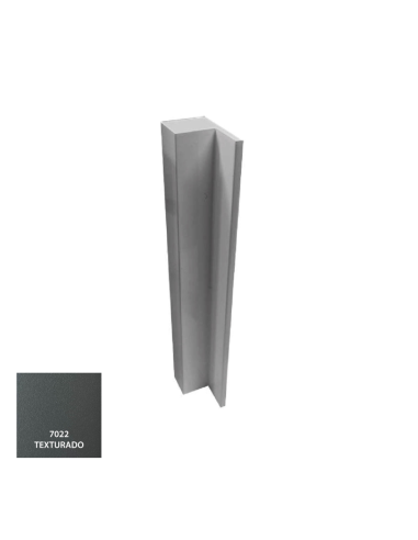 TIRADOR INTERIOR MINIMALISTA EDGE 160MM VENTANA 7022 TXT REF EDGE160FP