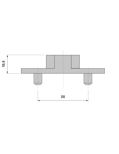 CERRADERO CORTO (10,5MM)  CLASE 20 REF. 153100