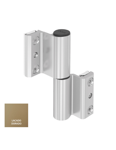 BISAGRA ACRUX CE LACADO ORO DERECHA  REF 010D93