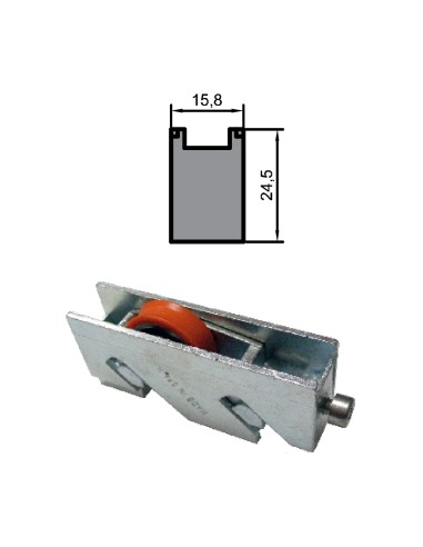 RUEDA S/2300 ANTIGUA ZAMAK REGULABLE RODAMIENTO...