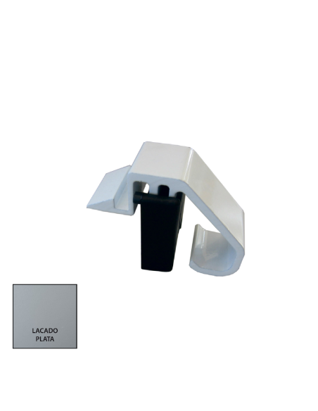 CIERRE GOLPETE 40X20/40X40 LACADO PLATA REF 500