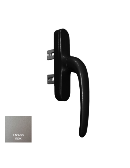 CREMONA MARTE APERTURA EXTERIOR LACADO INOX DERECHA PALA 37MM REF 329