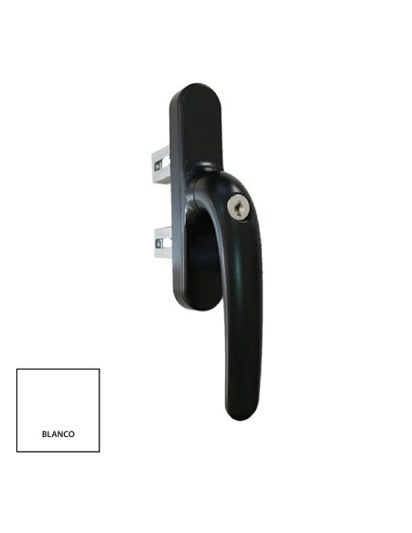 CREMONA MARTE CON LLAVE APERTURA EXTERIOR BLANCO PALA 37MM REF 329-CYL