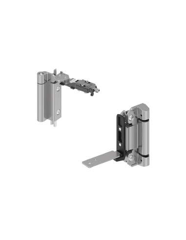 BISAGRA HOJA PASIVA (JUEGO) LACADO PLATA REF B111491