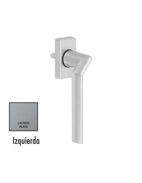 MANILLA LAMBDA MULTIFUNCION PRO ACODADA IZQUIERDA LACADO PLATA  REF 712591