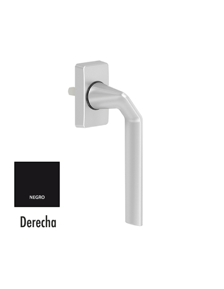 MANILLA LAMBDA MULTIFUNCION PRO ACODADA DERECHA LACADO NEGRO REF 712402