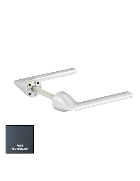 MANILLA MINIMALISTA LAMBDA RECUPERABLE (JUEGO) LACADO RAL 7016TXT REF 777892