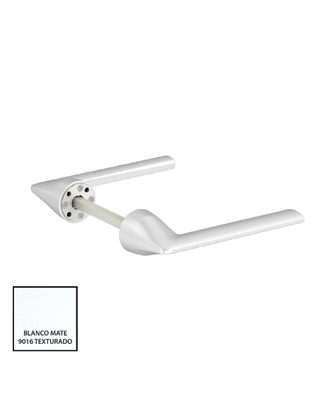 MANILLA MINIMALISTA LAMBDA RECUPERABLE (JUEGO) LACADO RAL 9016TXT REF 777892
