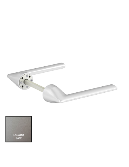 MANILLA MINIMALISTA LAMBDA RECUPERABLE (JUEGO) LACADO INOX REF 777893