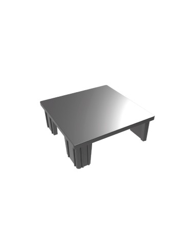 TAPA / UNION / FIJACION PARA TUBO 100X100 NEGRO...