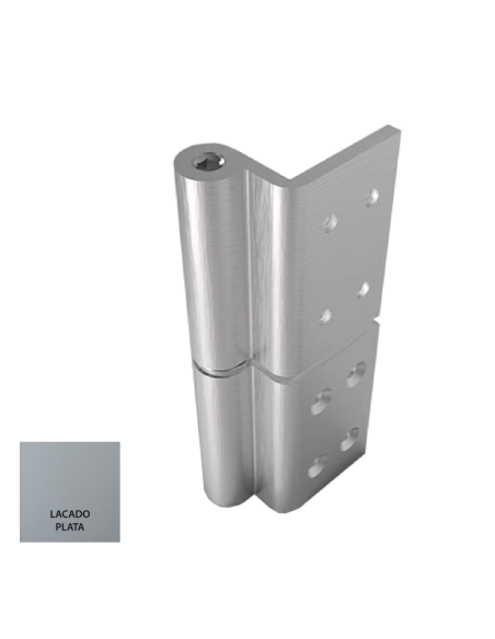 BISAGRA ANCLAJE DIRECTO EJE DESPLAZADO PLATA IZQUIERDA REF 413-3