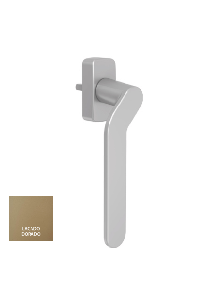 MANILLA SIRIUS MULTIFUNCION ACODADA IZQUIERDA LACADO ORO REF 077893