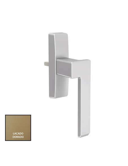 MANILLA DELTA MULTIFUNCION ACODADA REFORZADA DERECHA LACADO ORO REF 701693