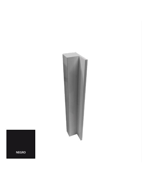 TIRADOR INTERIOR MINIMALISTA EDGE 160MM VENTANA NEGRO REF EDGE160FP 