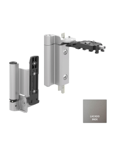 BISAGRA CLX HOJA PASIVA (JUEGO) LACADO INOX  REF T111493