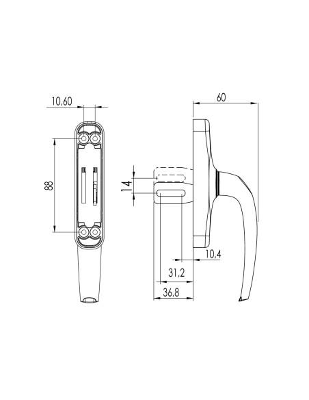 CREMONA HYDRA CON PALA CORTA LACADO INOX REF A074093