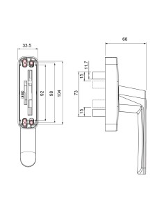 CREMONA SIRIUS BLOCK PRACTICABLE 2 PALAS LACADO INOX REF... 2