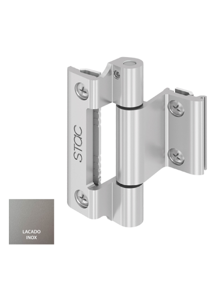 BISAGRA HERCULES CE TRIPLA LACADO INOX REF C017093