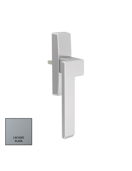 MANILLA DELTA MULTIFUNCION ACODADA REFORZADA IZQUIERDA LACADO PLATA REF 701791