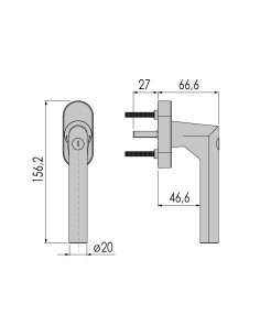 MANILLA KAIROX RR MULTIFUNCION CON LLAVE AISI 304 REF 260214 2