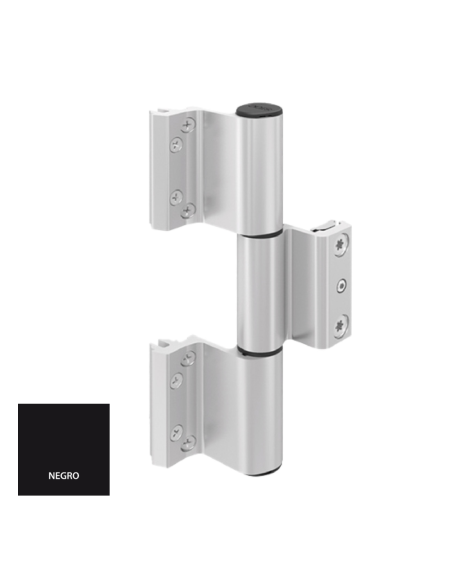 BISAGRA ACRUX  CANAL 16  3 PALAS NEGRO REF P017D02