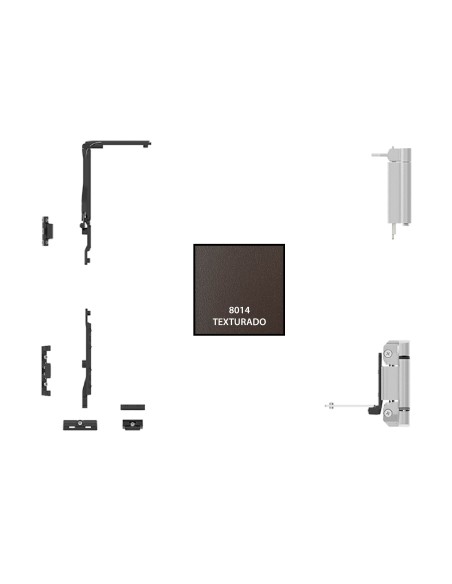 KIT BASE OSCILOBATIENTE CLASSIC SIN CREMONA  CIERRE AL INVERSOR  8014 TXT REF B113392