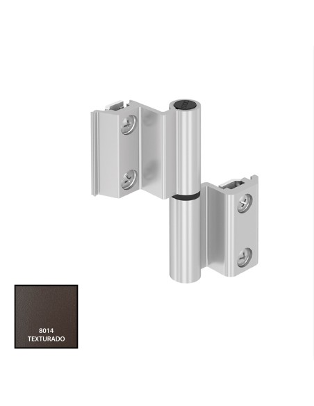 BISAGRA CARINA 3  HOJA CE PLETINA Y EJE INOX 8014 TXT REF 014D92