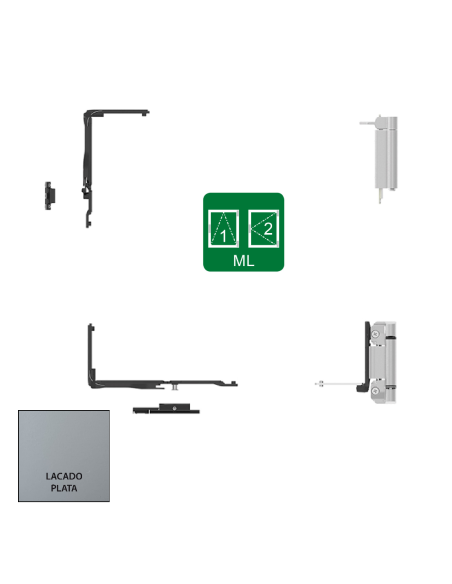 KIT BASE CLASSIC  MANIOBRA LOGICA  LACADO PLATA  REF 112391