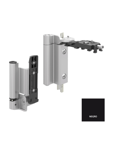 BISAGRA CLX HOJA PASIVA (JUEGO) NEGRO  REF T111402