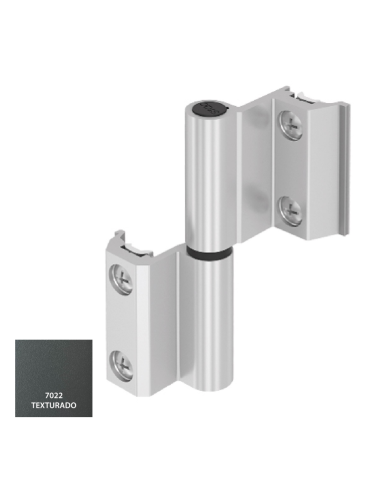 BISAGRA CARINA CE PLETINA Y EJE INOX 7022 TXT...