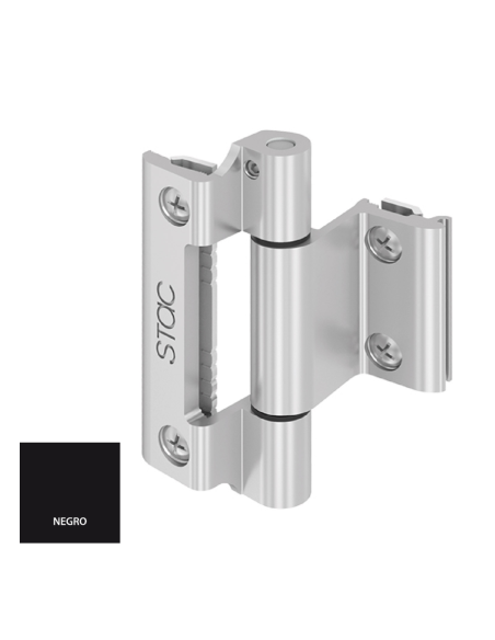 BISAGRA HERCULES CE TRIPLA NEGRO REF C017002 