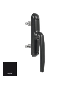 CREMONA APERTURA INTERIOR /EXTERIOR PLANA NEGRO REF 6302