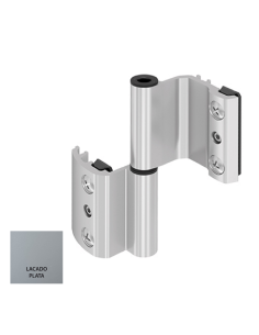 BISAGRA 40X20 REGULABLE PLETINA ZAMAK LACADO PLATA...