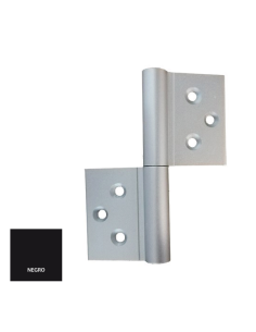 BISAGRA ANCLAJE DIRECTO EJE RECTO NEGRO D-1034
