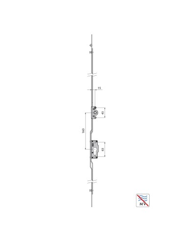 MULTIPUNTO AGUJA 15MM CON LLAVE L1600 REF...