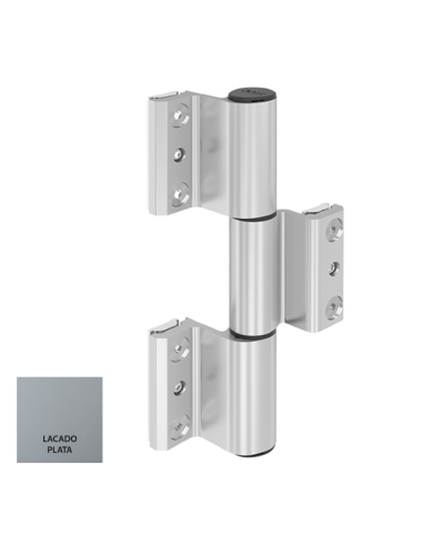 BISAGRA ACRUX CE  3 PALAS  LACADO PLATA REF...