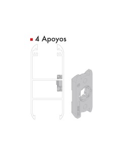 MANILLA MINIMALISTA DELTA CORREDERA Y CANAL 16 (4 PUNTOS... 2