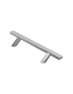 TIRADOR INOX RECTANGULAR DESPLAZADO SIMPLE 40X20X500MM...