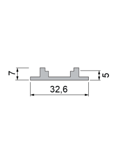 CALZO PARA CIERRE MULTIPUNTO REF TECKNICA CR (ALUMED...