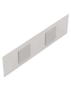 REJILLA 800X200 2 TROQUELES (120X120) LACADO BLANCO REF 518