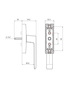 MANILLA DELTA MULTIFUNCION REFORZADA LACADO PLATA REF 700991 2